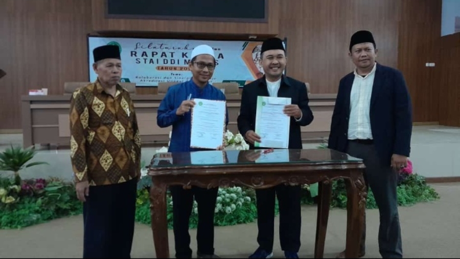 MoU STAI DDI Maros dan STIA Abdul Haris bersama SEAAM (Koleksi STAI DDI Maros)