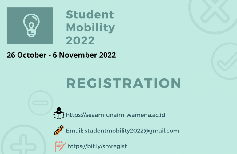 Student Mobility Registration (Koleksi SEAAM)