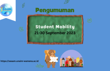 Student Mobility 2023 (SEAAM)